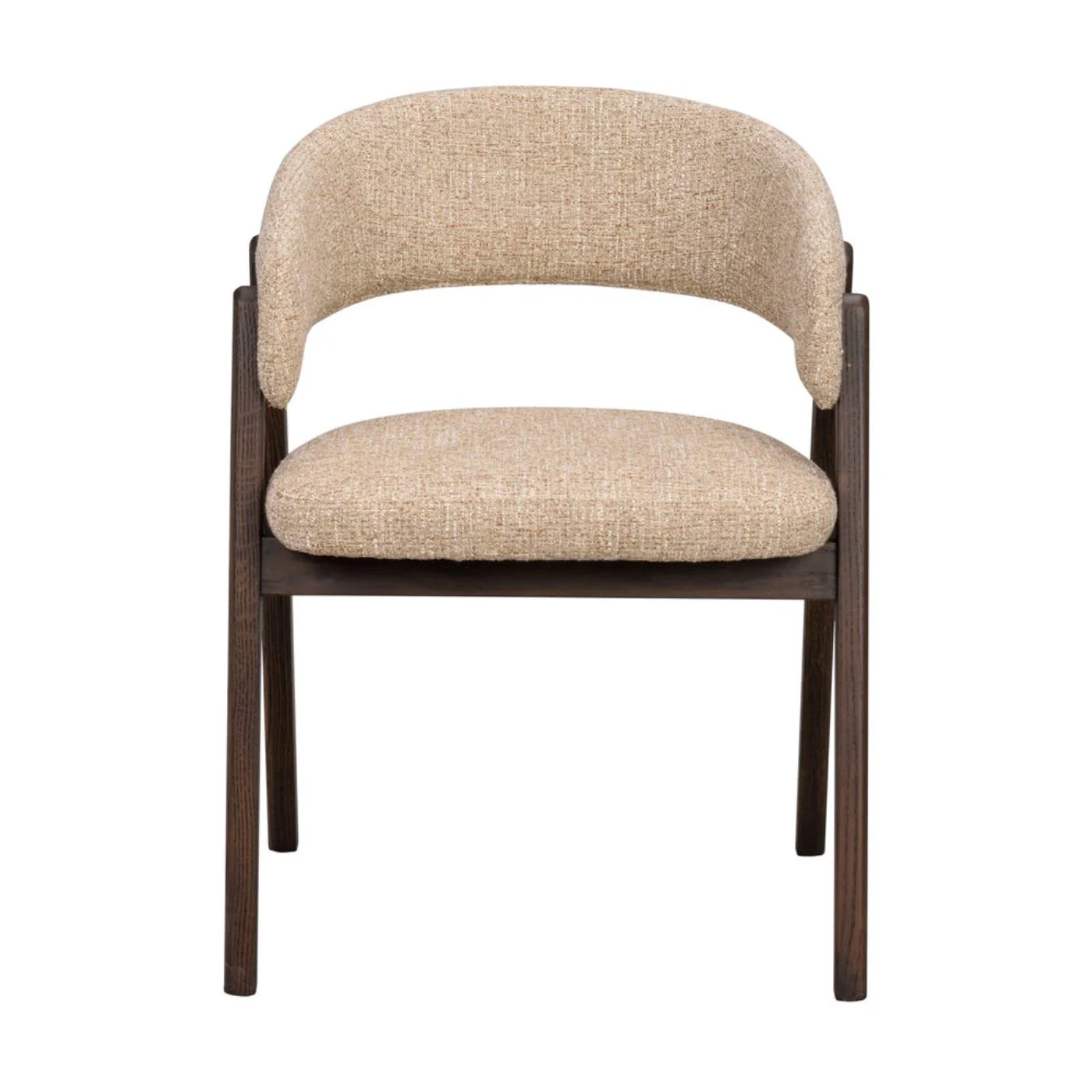 Barnaby-nojatuoli, tumma beige/ruskeat jalat - Image 2