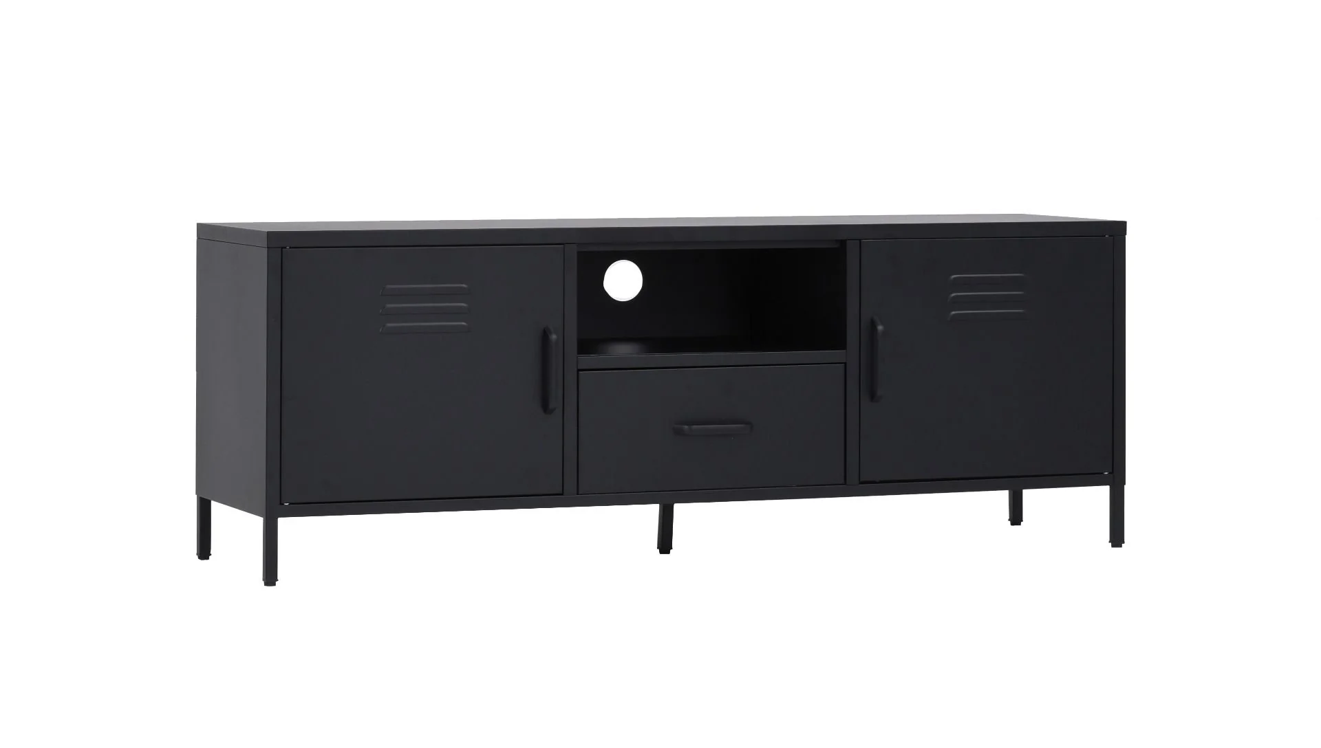 Carbon TV-taso 150x40 cm, musta - Image 5