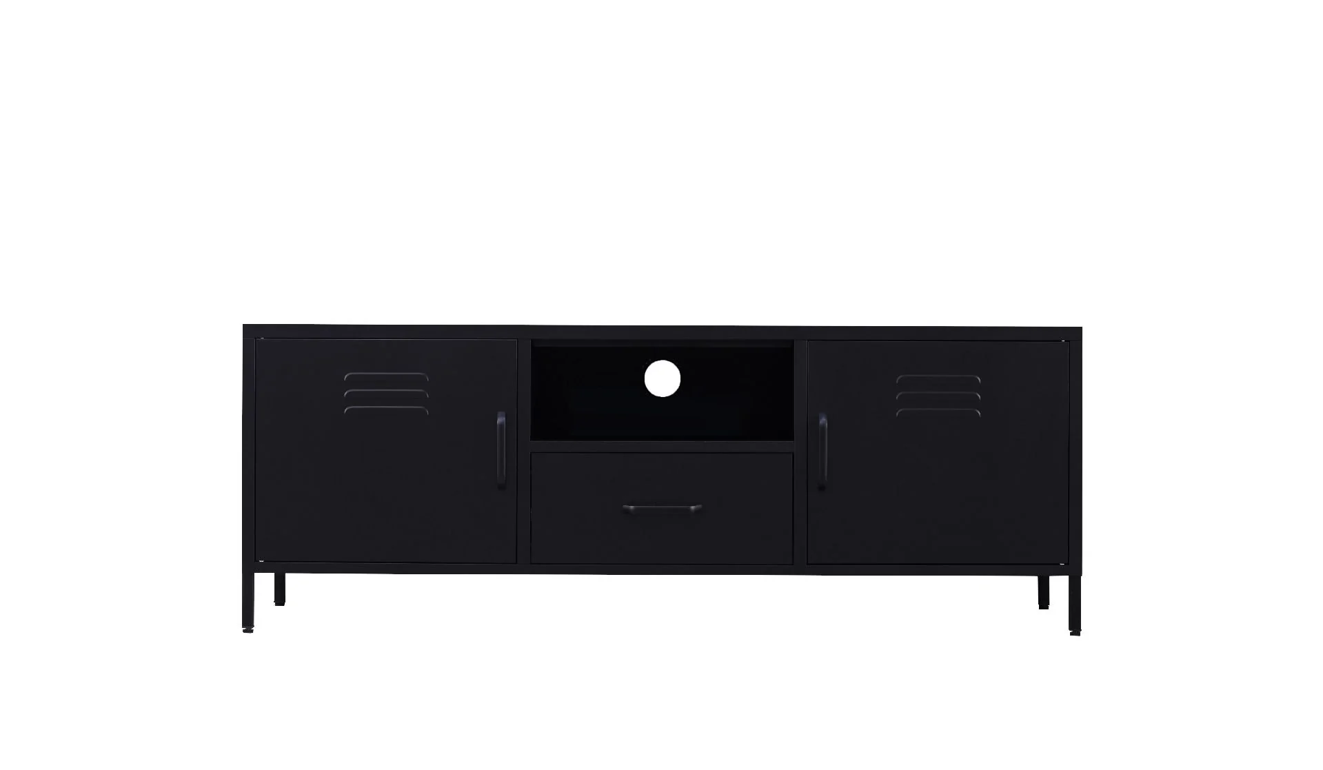 Carbon TV-taso 150x40 cm, musta - Image 6