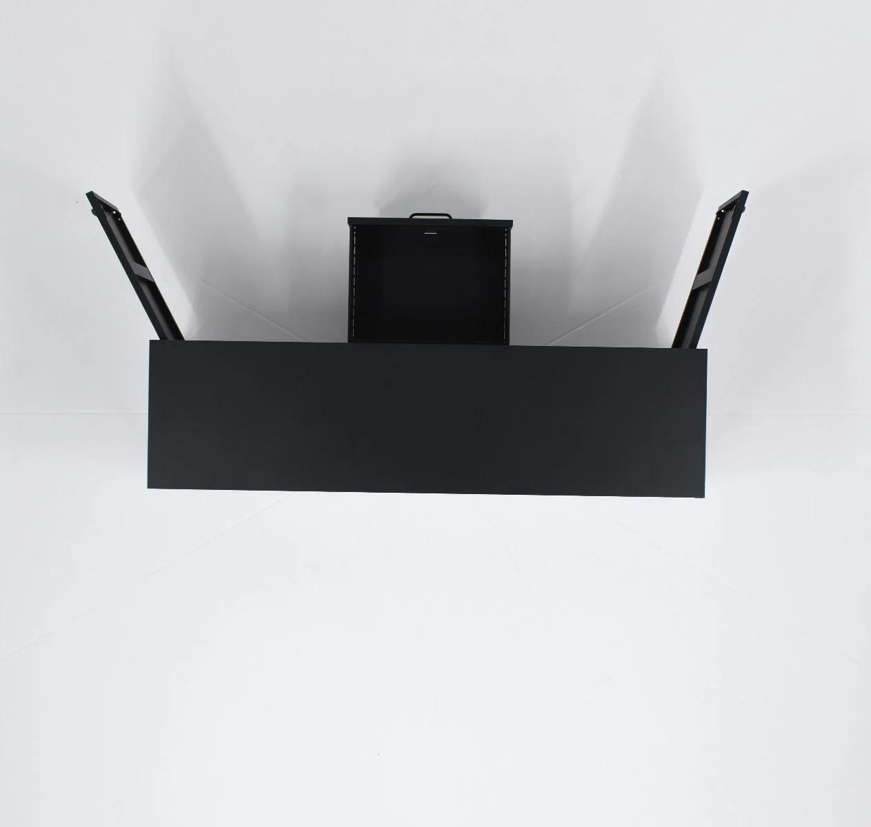 Carbon TV-taso 150x40 cm, musta - Image 9