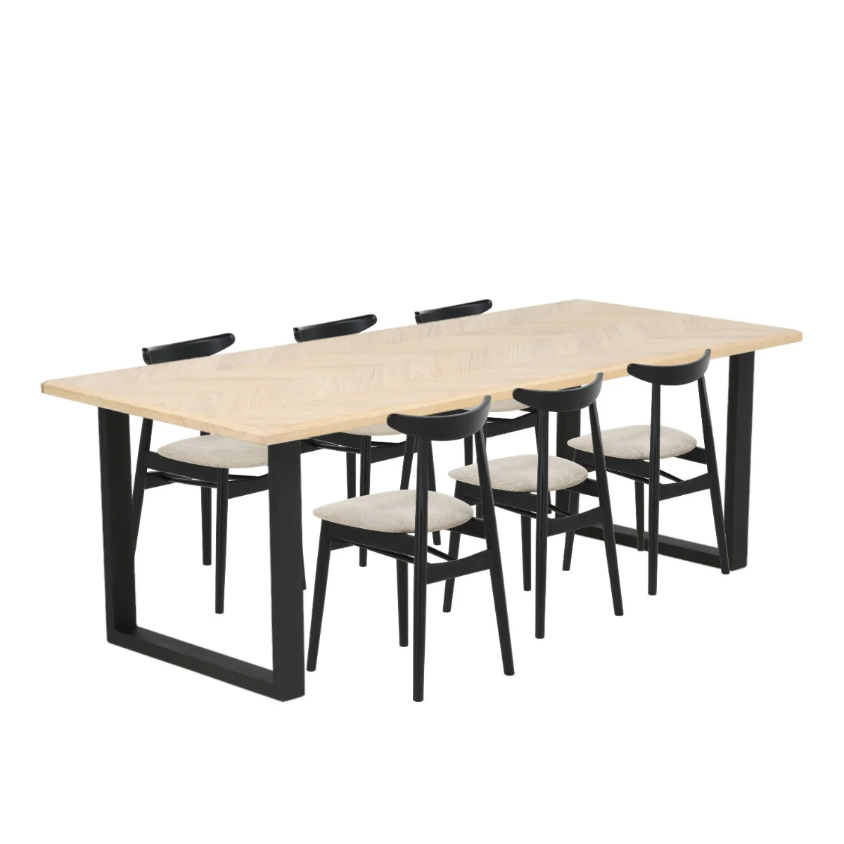 Block ruokapöytä 95x220 cm - Image 4