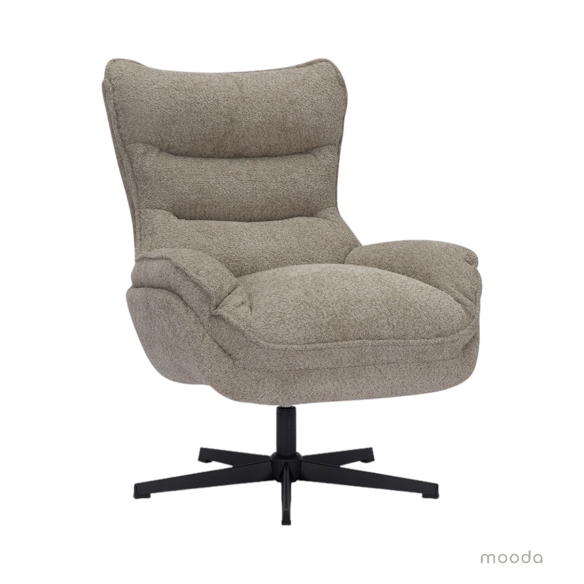 Viby pyörivä nojatuoli, hiekka - Image 2