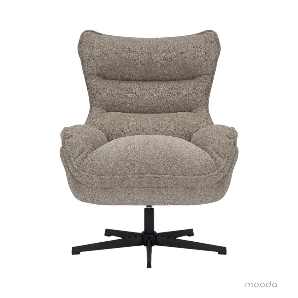 Viby pyörivä nojatuoli, hiekka - Image 3