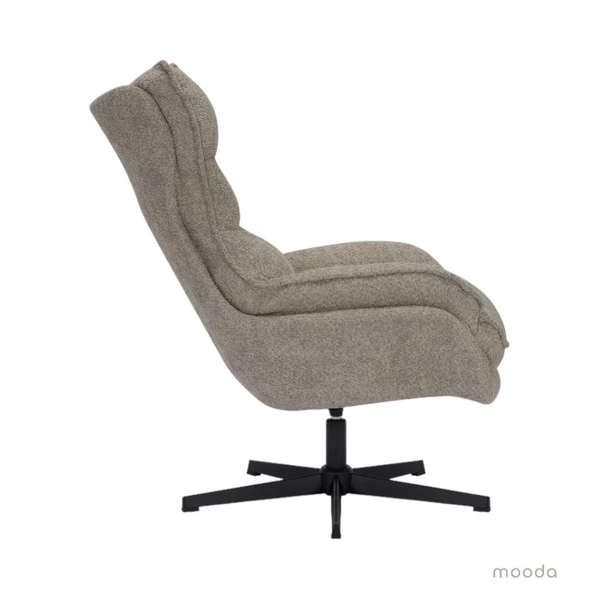 Viby pyörivä nojatuoli, hiekka - Image 4