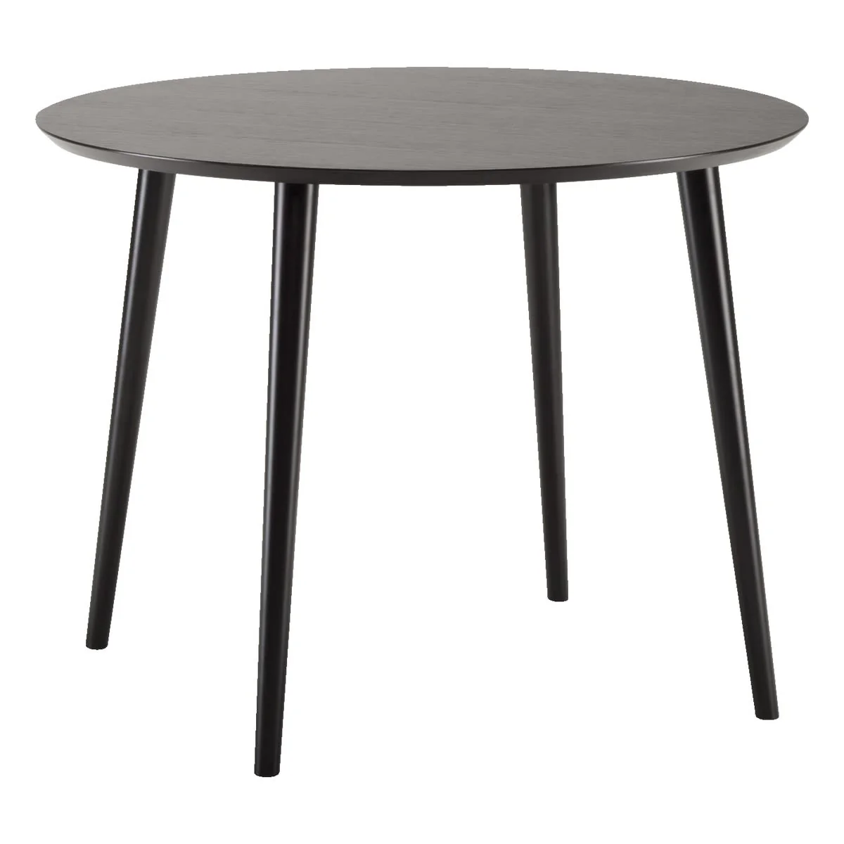 Aino ruokapöytä Ø100 cm, tammi musta