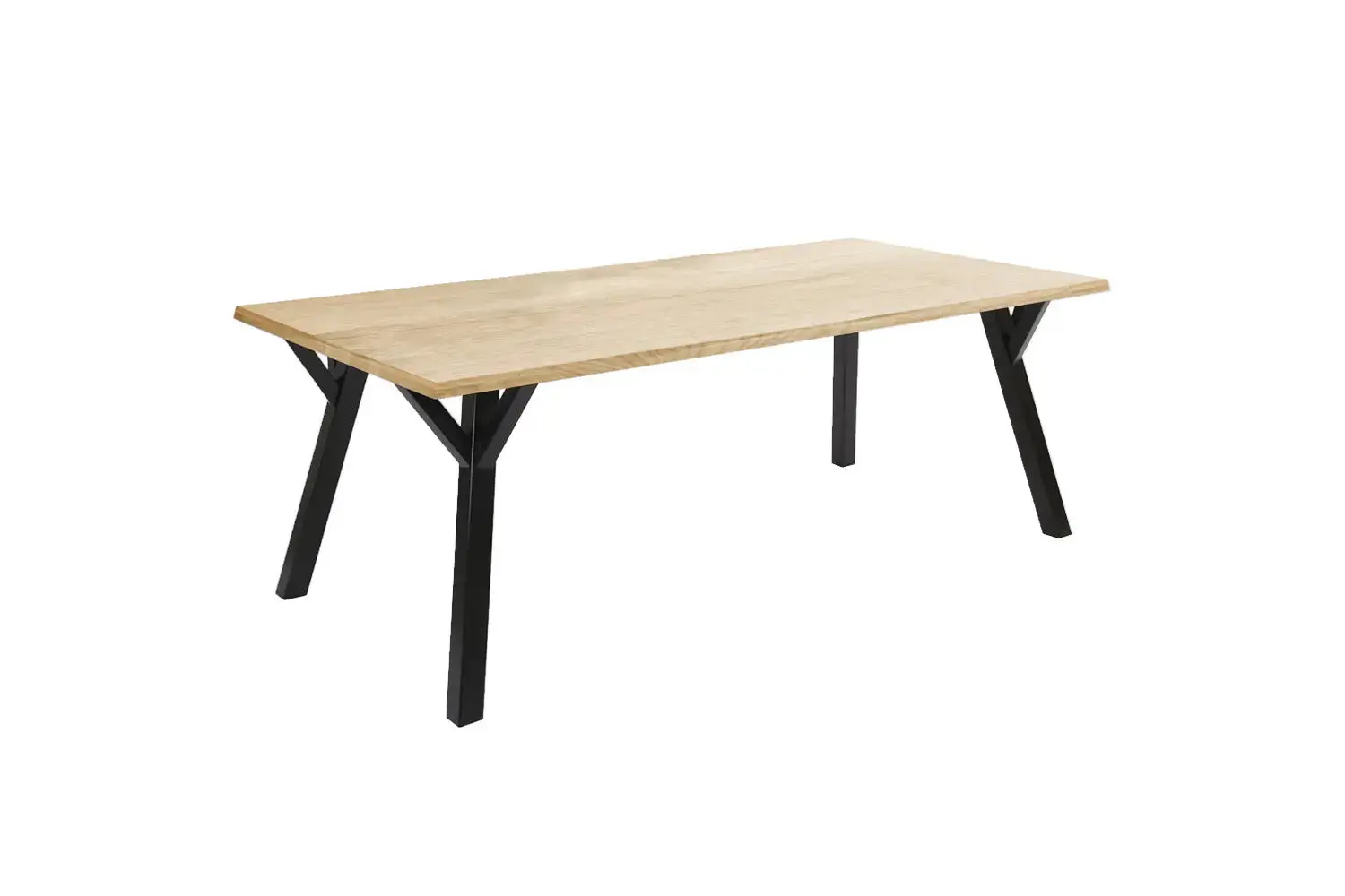 Ivalo lankkupöytä 100x200 cm, koivu nordic - Image 2