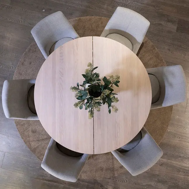 Ivalo lankkupöytä Ø140 cm, koivu - Image 3