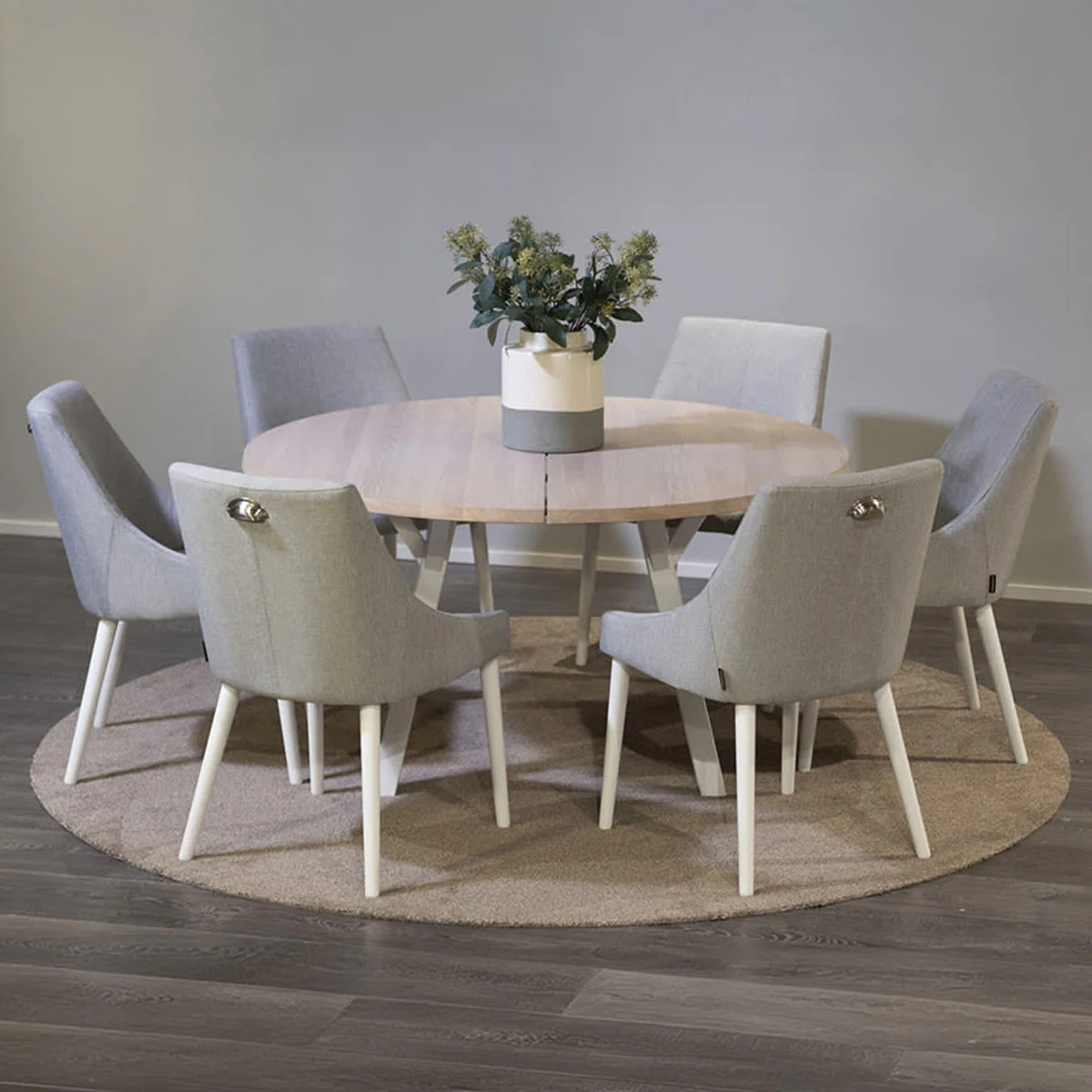 Ivalo lankkupöytä Ø140 cm, koivu - Image 4